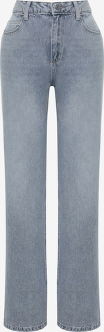 mėlyna Trendyol Standartinis Džinsai: priekis