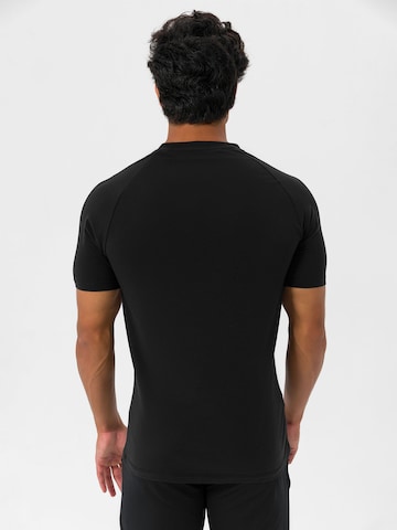 MOROTAI Shirt 'CORPORATE BASIC' in Schwarz