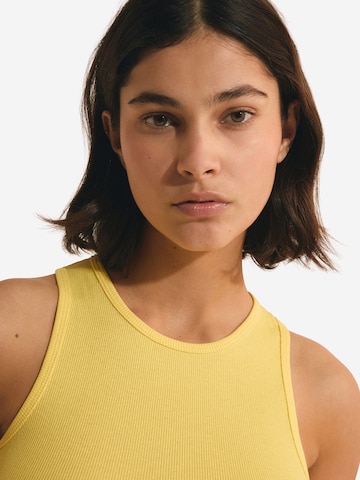 ETAM Pajama Shirt 'Ayora' in Yellow