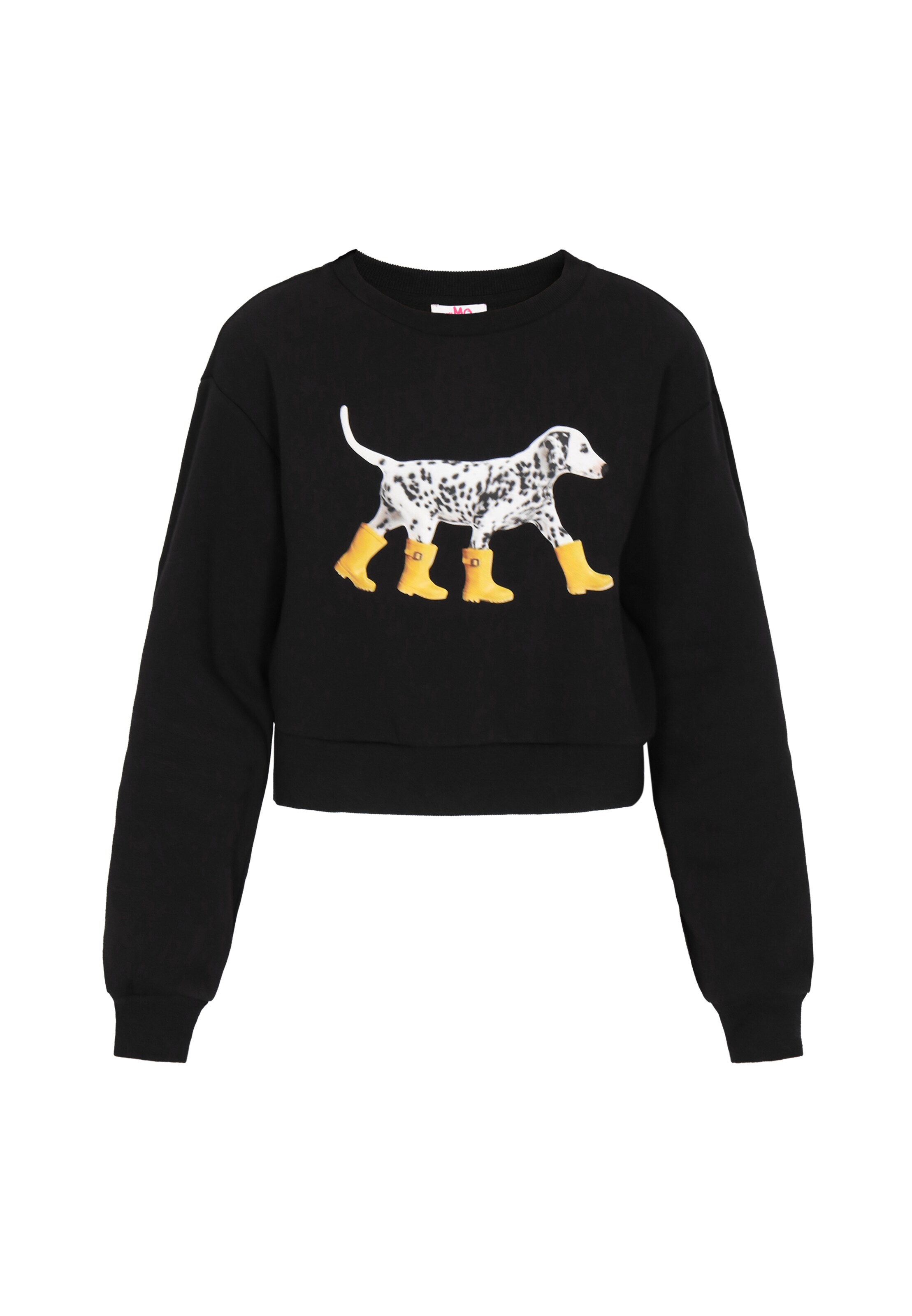 Sweat-shirt MYMO en noir : devant