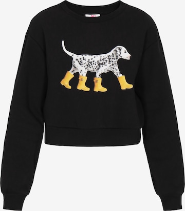 MYMO - Sudadera en negro: frente