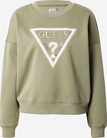 Felpa di GUESS in verde: frontale