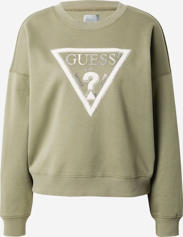 GUESS Sweatshirt in Green: front