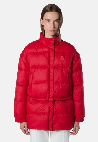 North Sails Winter Jacket 'Stratus' in Red: front