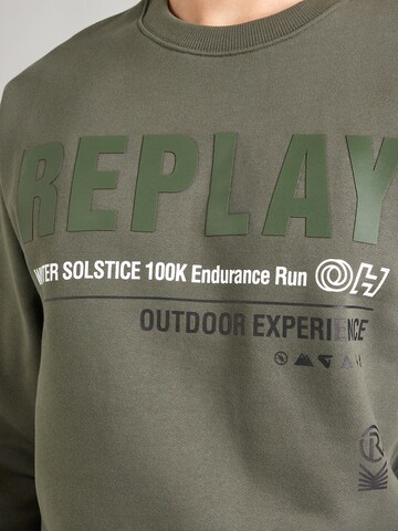 Sweat-shirt REPLAY en vert
