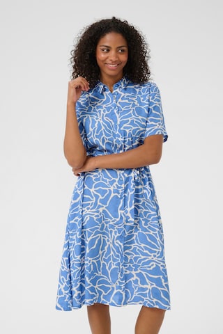 Kaffe Blousejurk 'Emine' in Blauw: voorkant