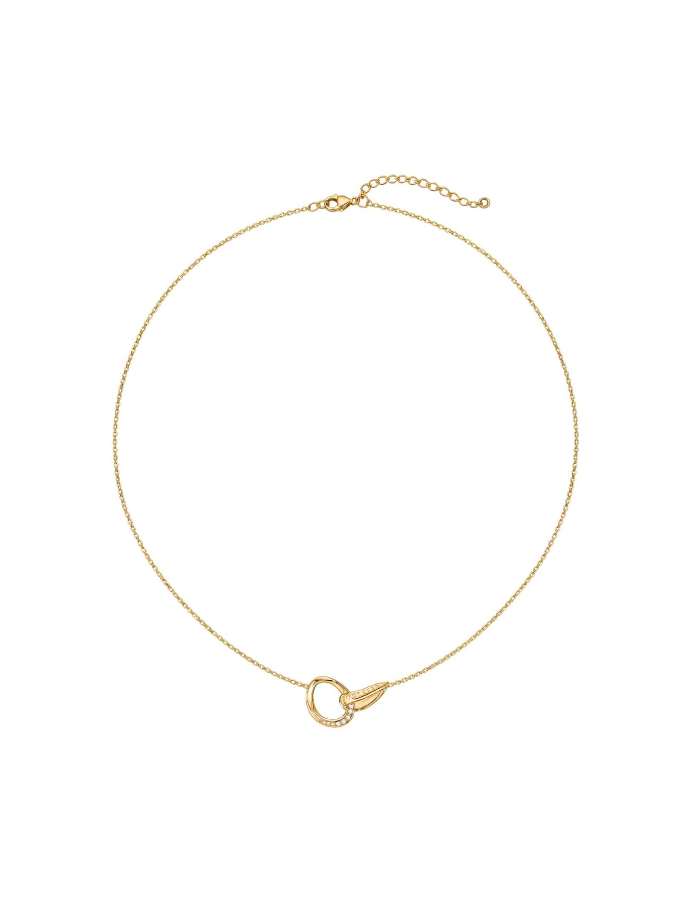 Thomas Sabo Kette 'Vergoldete Together Halskette mit Zirkonia'‌‌‌‌‌ in 45 cm in gold, Produktansicht
