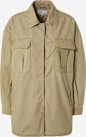 Goosecraft Between-Season Jacket 'Hugs' in Green: front