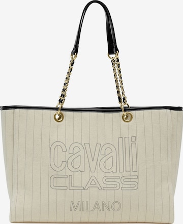 Shopper 'Vale' di Cavalli Class in beige: frontale