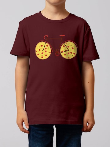 T-Shirt watabout.kids en rouge : devant