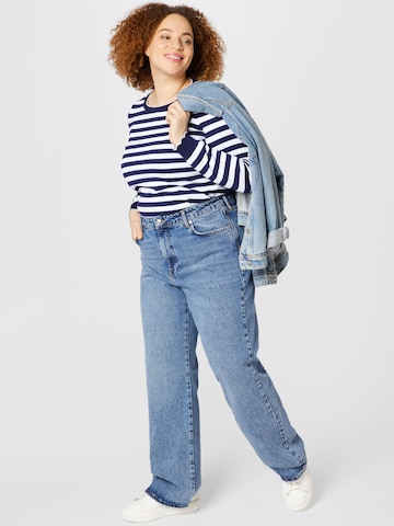 Vero Moda Curve Wide leg Jeans 'Rebecca' in Blue