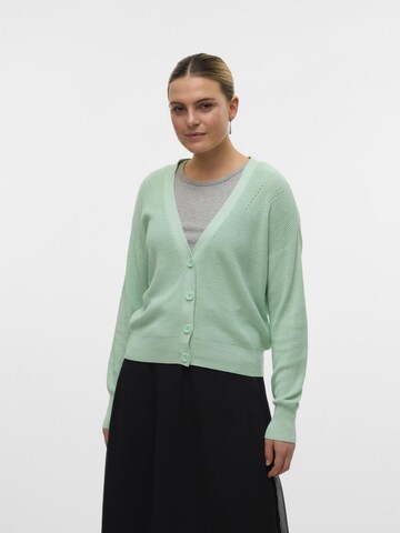 Cardigan 'VMNew Lexsun' VERO MODA en vert : devant