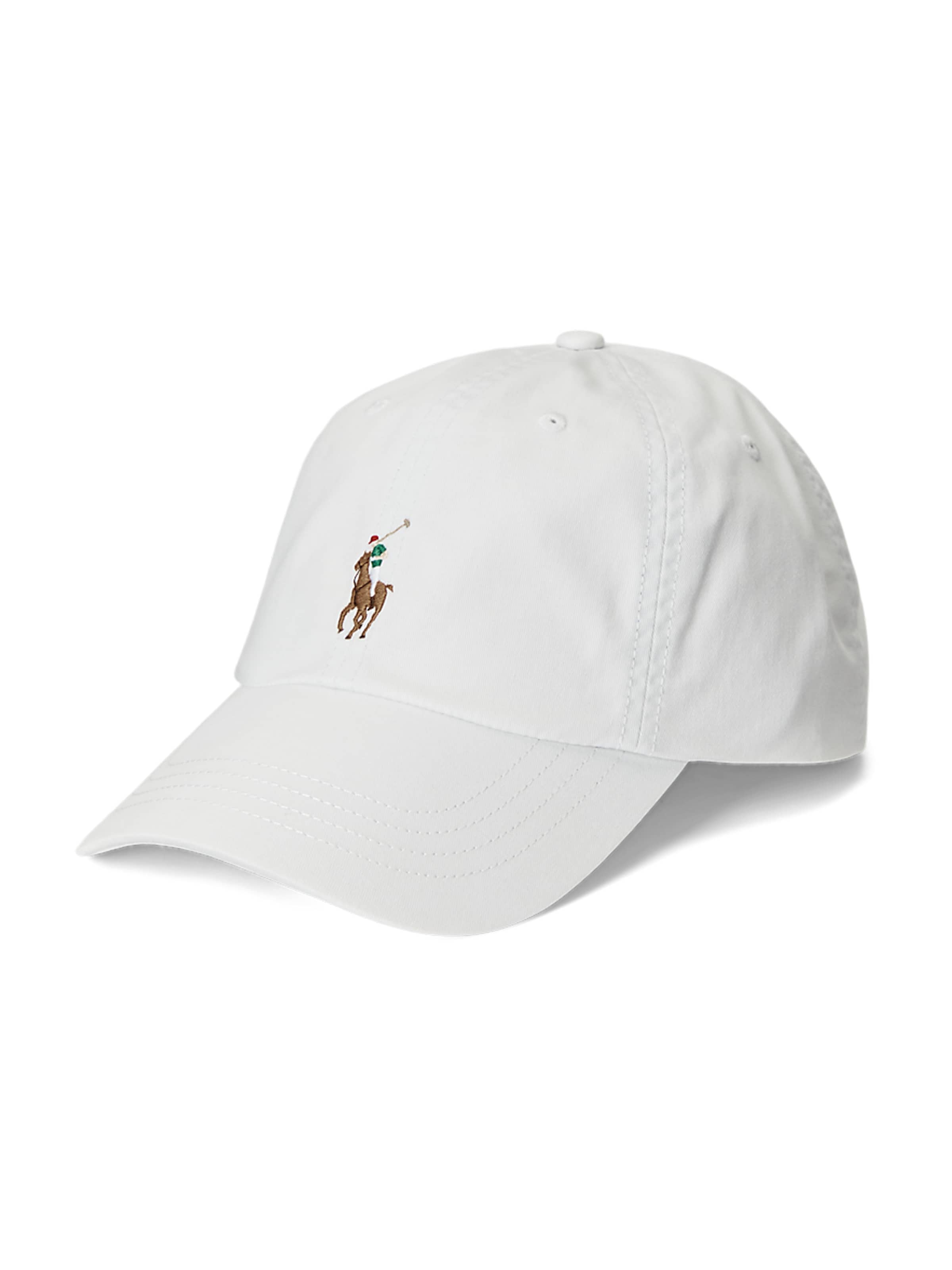 Polo Ralph Lauren Cap in White: front