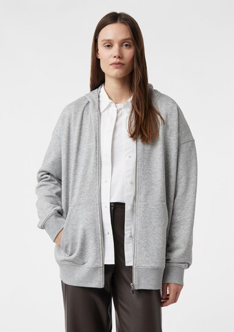 Veste de survêtement COMMA en gris : devant