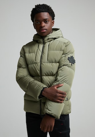 Zavetti Canada - Casaco de inverno 'Baressio' em verde: frente