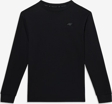 Maglia funzionale di 4F Junior in nero: frontale
