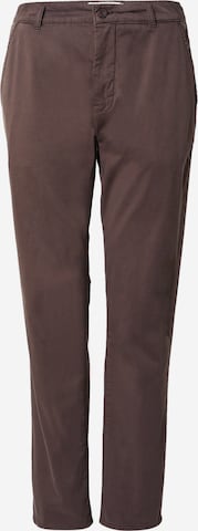 Casual FridaySlimfit Chino hlače 'Viggo' - smeđa boja: prednji dio