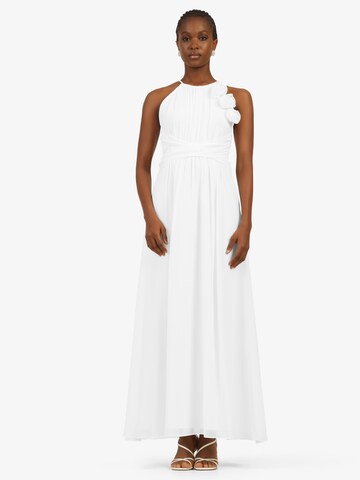 Kraimod - Vestido de noche en blanco: frente