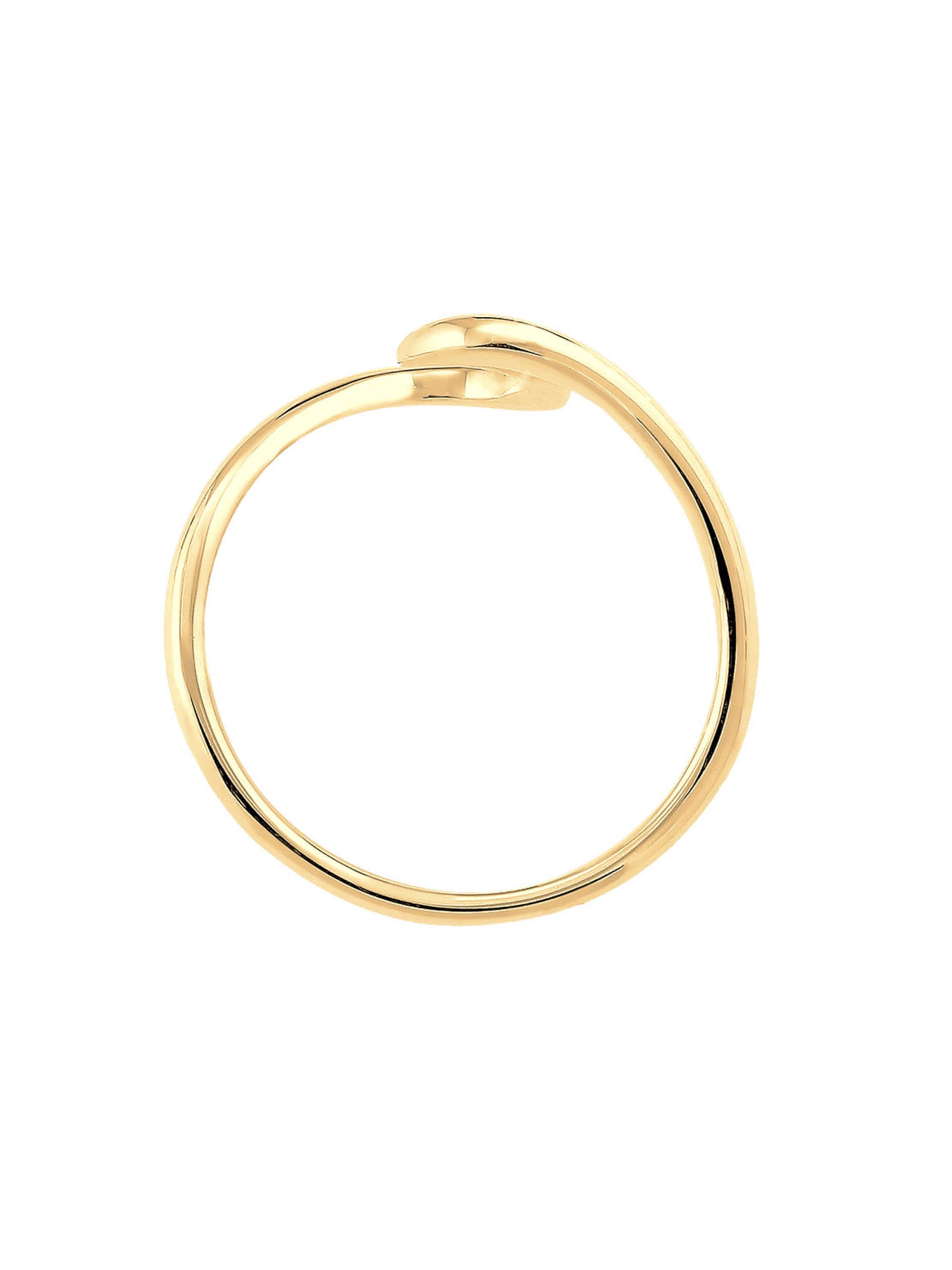 ELLI Prsten 'Wellen' – zlatá