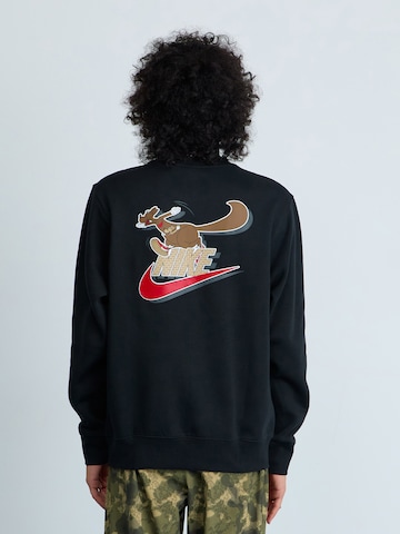 Nike Sportswear Tréning póló 'CLUB' - fekete: elől