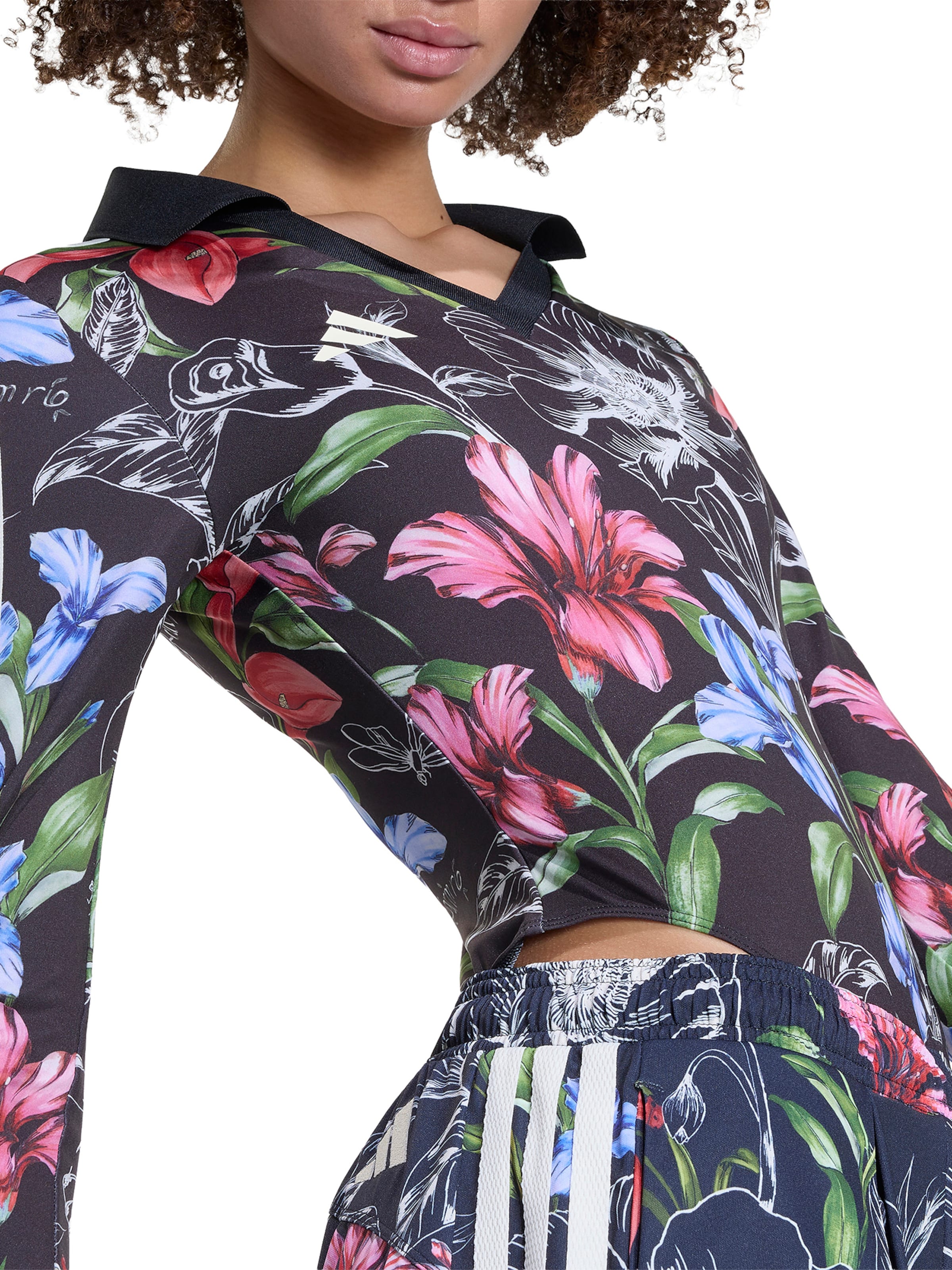 ADIDAS SPORTSWEAR Sport body 'Adidas x Farm Rio' in Zwart