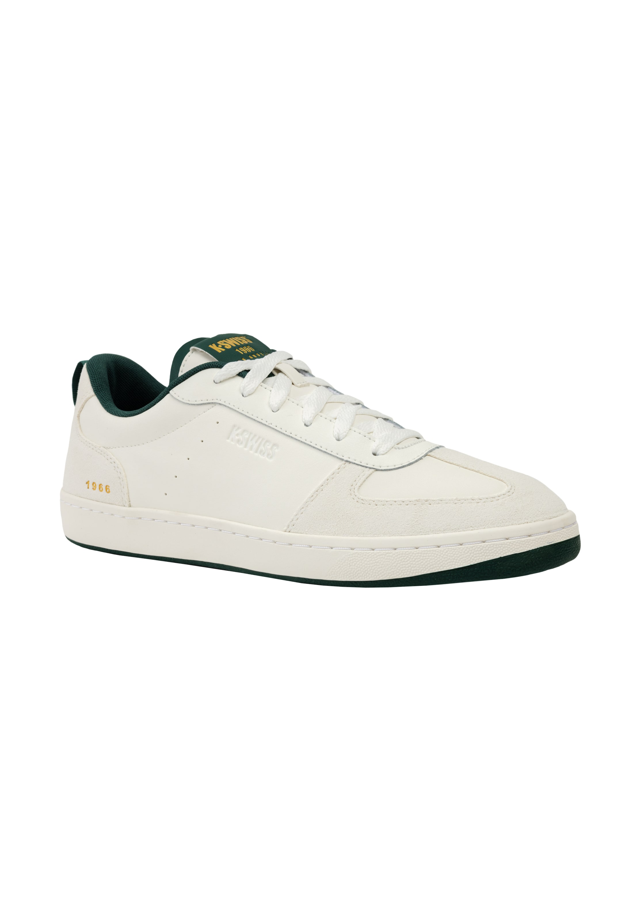Sneaker low 'COURT VARSITY' de la K-SWISS pe alb: față