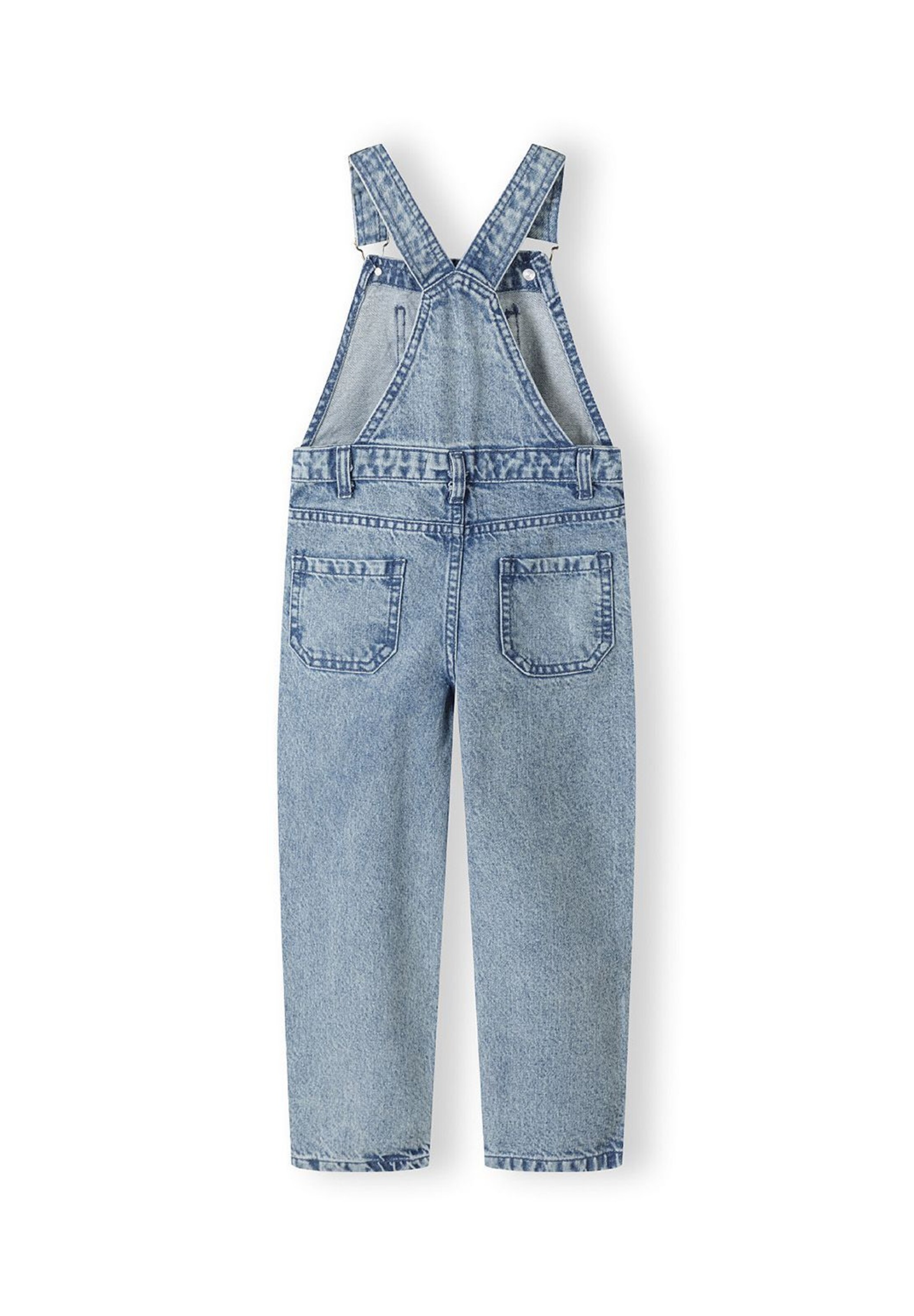 MINOTI Regular Hängselbyxa i blå