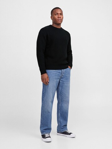 Jack & Jones Plus Pullover 'JJSage' i sort