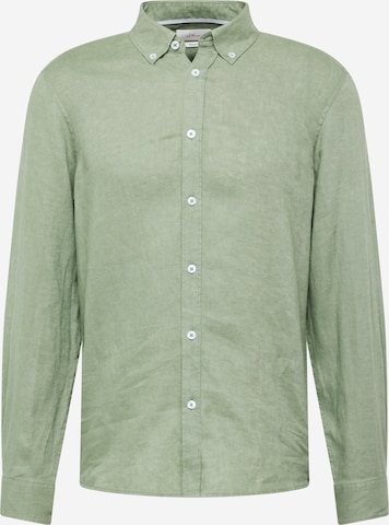 s.Oliver Hemd in Grün: Vorderseite