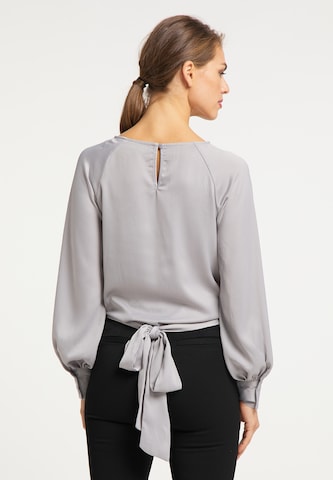 usha BLACK LABEL Blouse in Grey