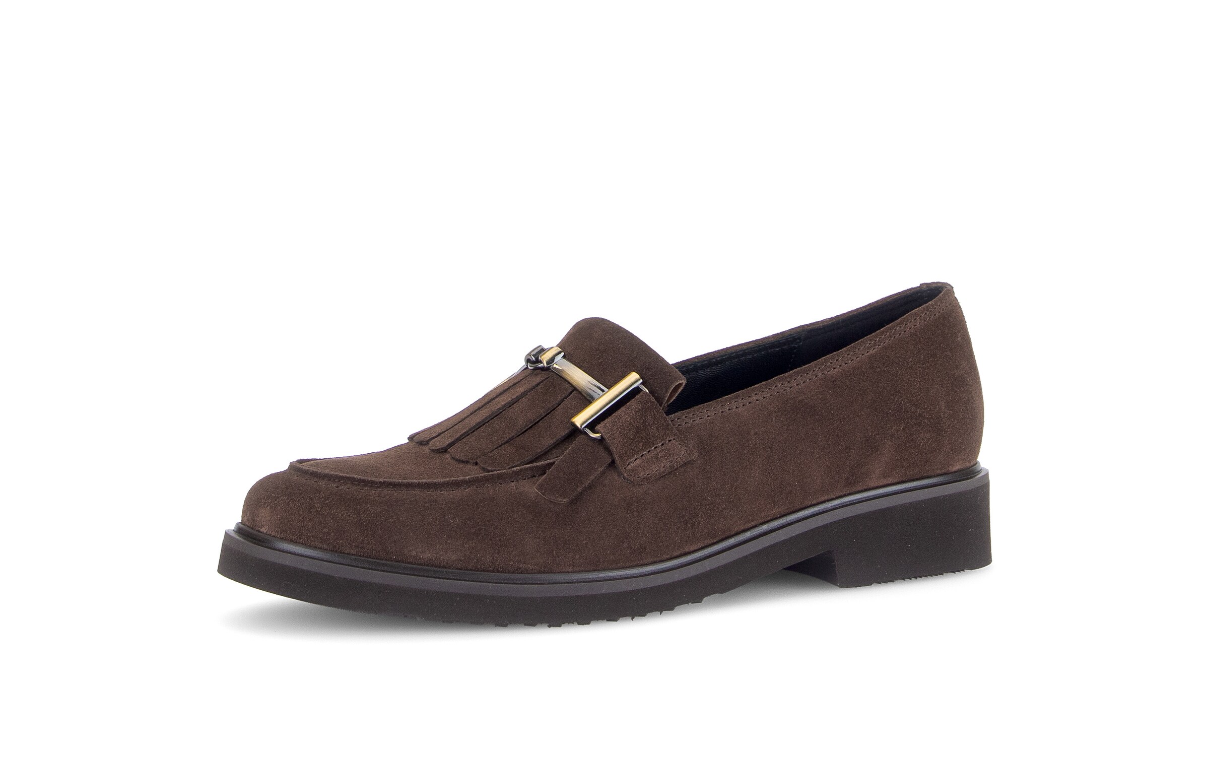 GABOR Classic Flats in Brown: front