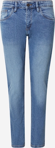 Coupe slim Jean 'Pittsburgh' INDICODE en bleu : devant