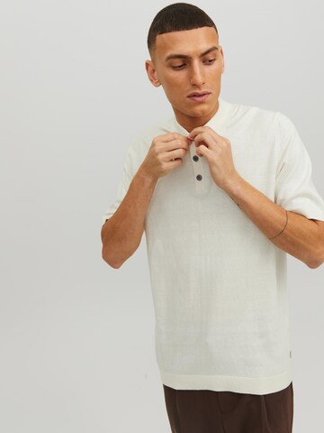 JACK & JONES Pullover 'Emil' i hvid