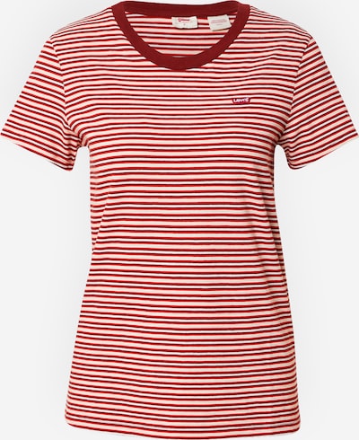 LEVI'S T-Shirt in rot / dunkelrot / weiß, Produktansicht