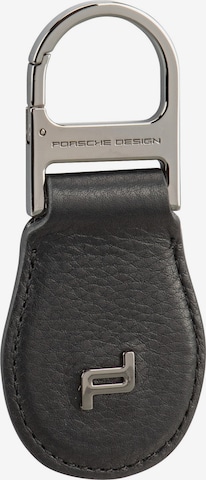 Porsche Design Key Ring in Black: front