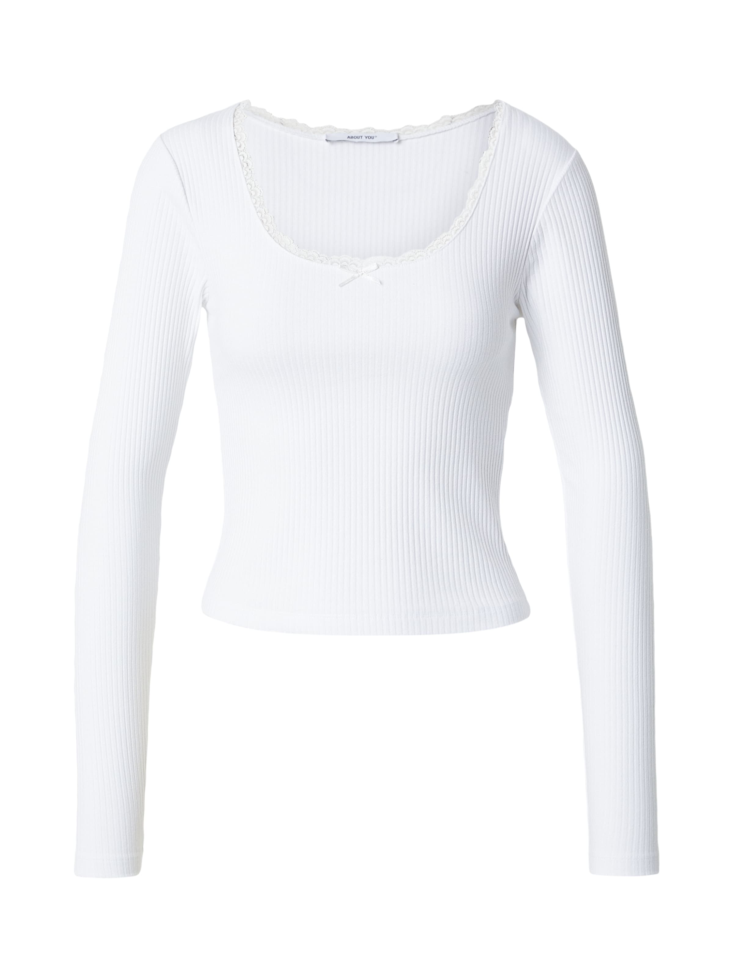 ABOUT YOU Shirt 'Sanja' in Weiß: Vorderseite