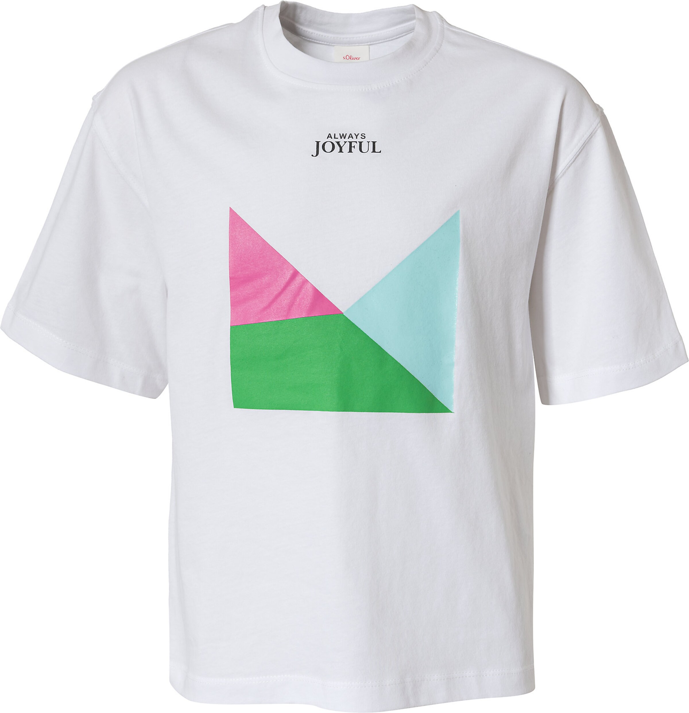 s.Oliver Shirt in Wit: voorkant