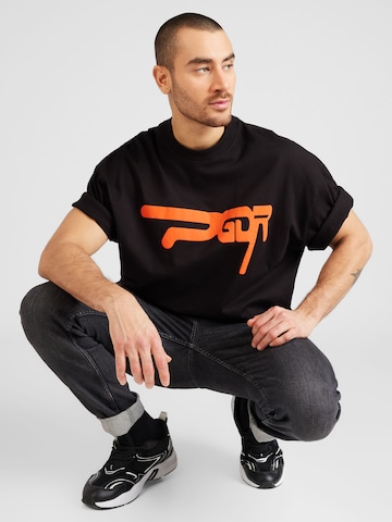 Pegador T-Shirt 'ZERO' in Schwarz