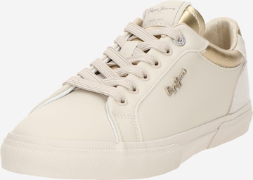 Baskets basses 'KENTON COURT' Pepe Jeans en beige : devant