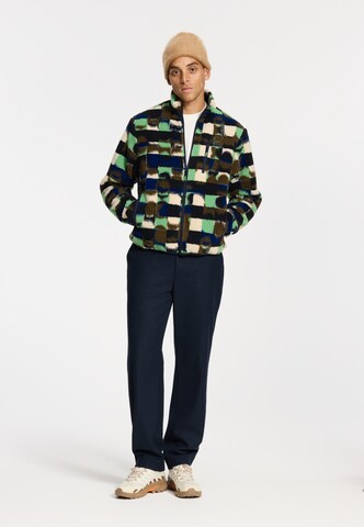 Shiwi Fleece jas in Groen