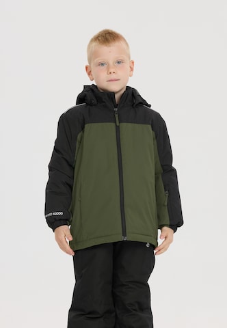 ZigZag Winterjas in Groen: voorkant
