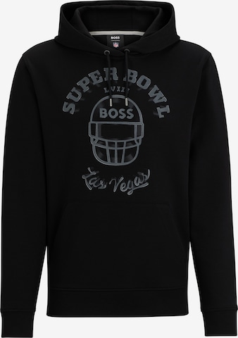 BOSS Orange Sweatshirt ' x NFL ' in Black: front