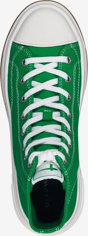 TAMARIS High-Top Sneakers in Green