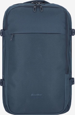 Worldpack Backpack 'Cabin Pro' in Blue: front
