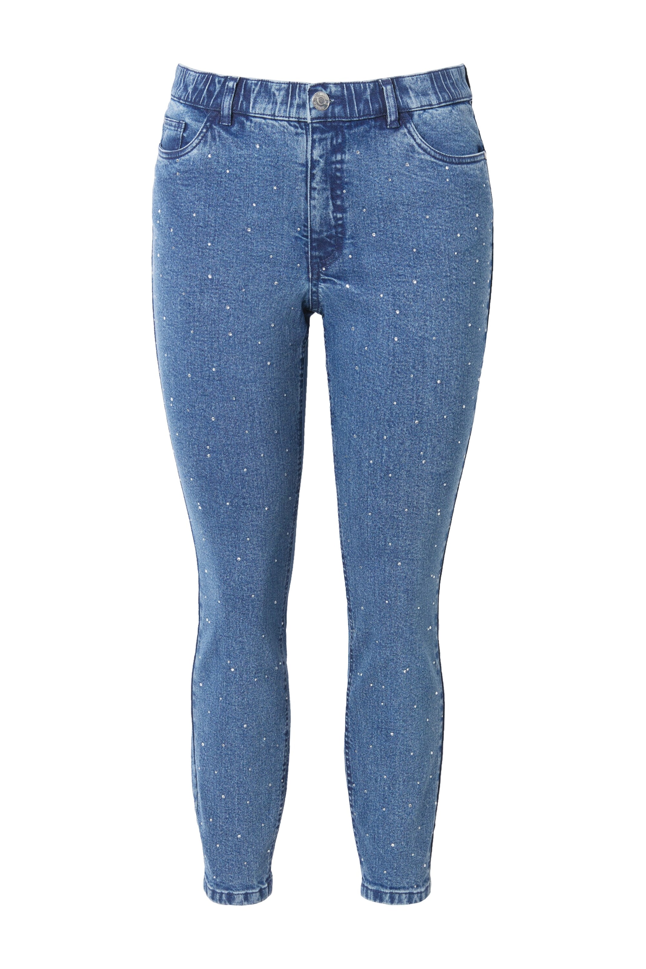 Studio Untold Skinny Jeans in Blau: Vorderseite