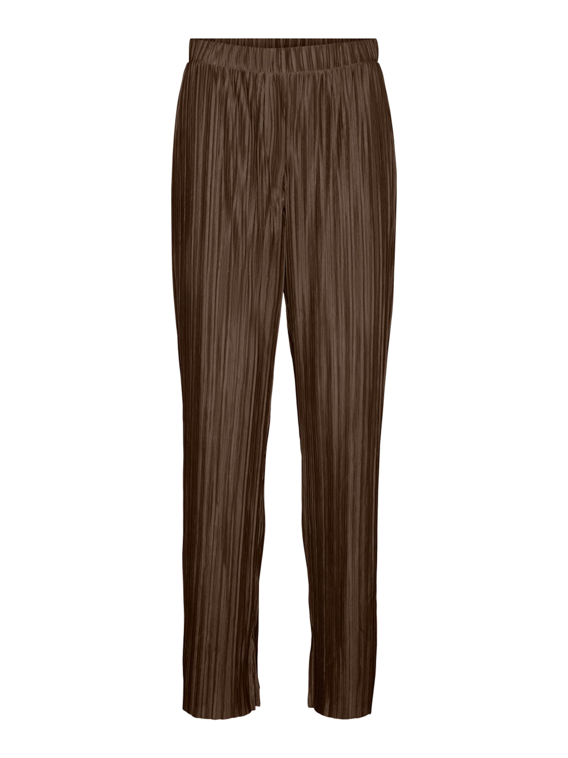 VERO MODA Regular Trousers 'Sutton' in Brown: front