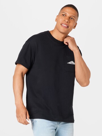 HOLLISTER Μπλουζάκι σε μαύρο: μπροστά