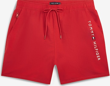 Tommy Hilfiger Underwear Badeshorts in Rot: Vorderseite