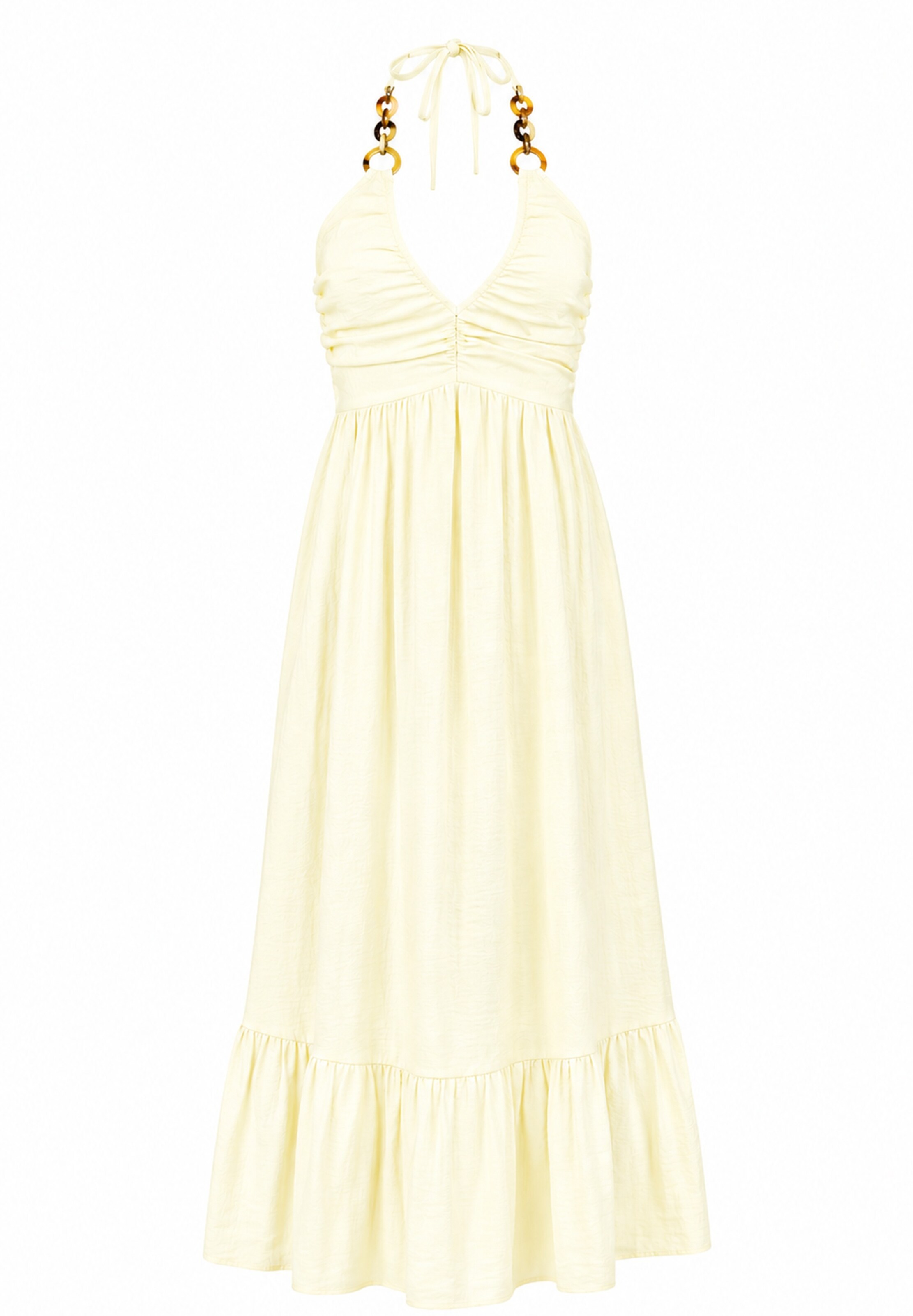 Robe d’été Elara en jaune : devant