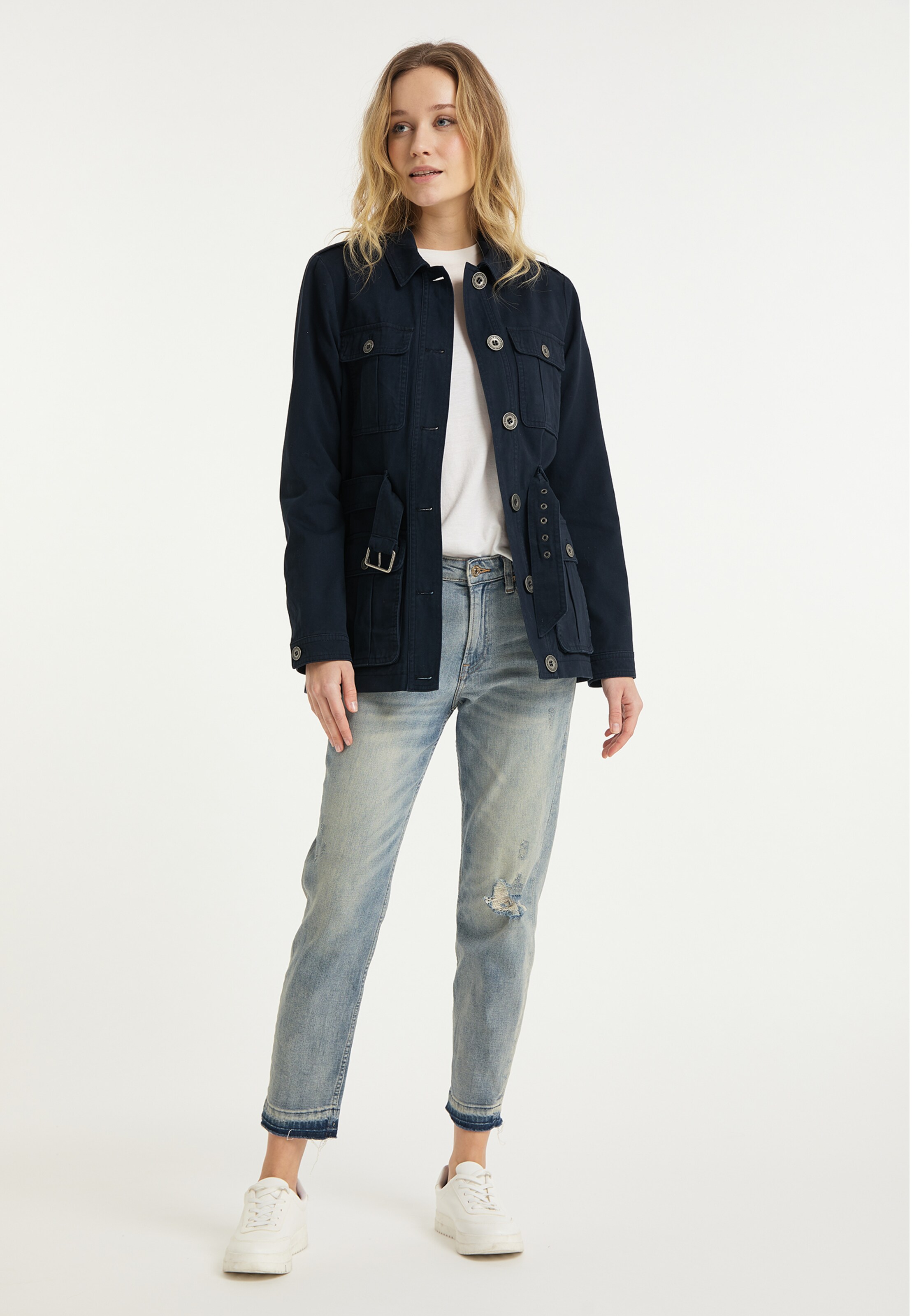 Frauen Jacken DreiMaster Vintage Jacke in Nachtblau - SX03943 Frauen Jacken DreiMaster Vintage Jacke in Nachtblau - SX03943
